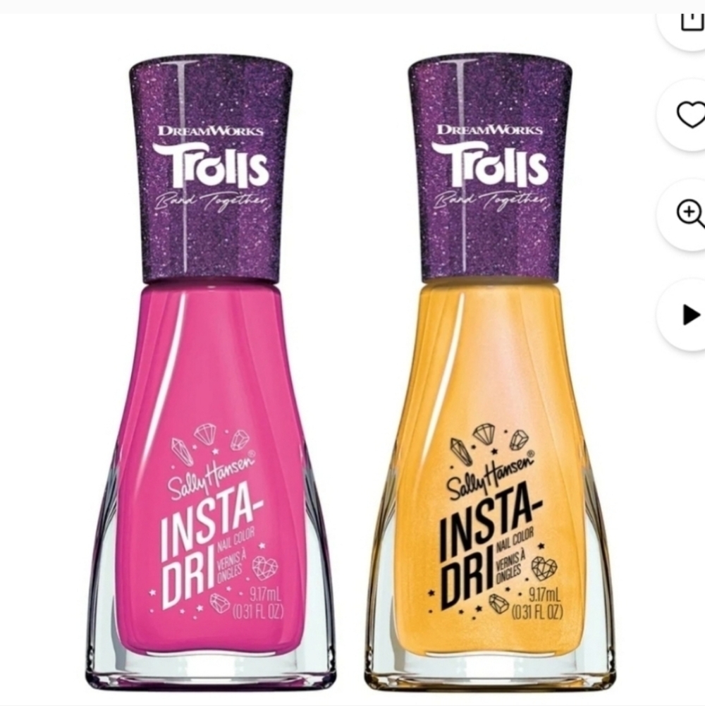 NEW Trolls X Sally Hansen Insta Limited Edition Insta- Dri Polish Set